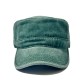 Cross-border washed cotton retro large-head circumference flat-top hat for men, outdoor hat with enlarged and darkened soft top and sun visor Cross-border washed cotton retro large-head circumference flat-top hat for men, outdoor hat with enlarged and darkened soft top and sun visor