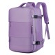 Simple men's and women's travel backpack, large-capacity canvas backpack for junior high, high school, and college students