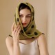 Dotted silk scarf for women, 2025 spring and summer new imitation silk scarf, Japanese and Korean sweet 90s square scarf print shawl wholesale. Dotted silk scarf for women, 2025 spring and summer new imitation silk scarf, Japanese and Korean sweet 90s square scarf print shawl wholesale.