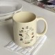 Korean Instagram cartoon koala bear glass, heat-resistant simple milk cup, niche creative gift.