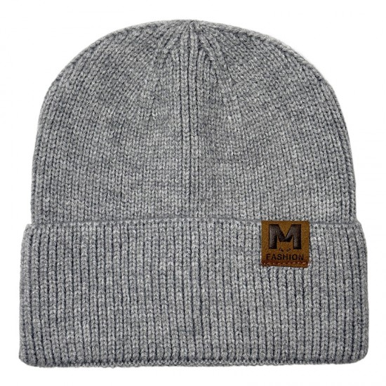 Foreign trade beanie, men's winter cold-resistant warm lettered knitted hat, fashionable and casual face-flattering small hat for women, autumn and winter trend.