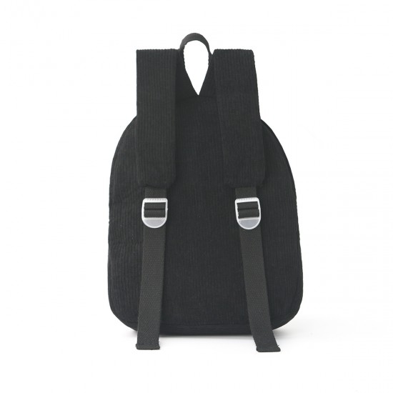 Best-selling cross-border corduroy backpack, student casual cartoon backpack, large capacity, cute bear backpack, plush bag
