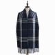 New autumn and winter warm shawls for women, Japanese and Korean sweet faux cashmere scarves, mid-length plaid scarves for wholesale.