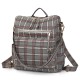 Cross-border women's casual retro large-capacity backpack, European and American retro PU backpack. Cross-border women's casual retro large-capacity backpack, European and American retro PU backpack.