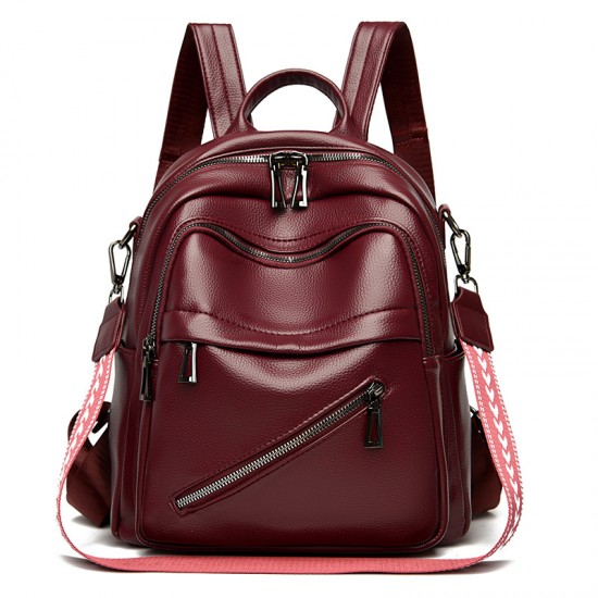 New cross-border women's backpacks, trendy genuine leather women's bags, versatile summer bags for students and moms, fashionable Korean-style soft leather travel backpacks New cross-border women's backpacks, trendy genuine leather women's bags, versatile summer bags for students and moms, fashionable Korean-style soft leather travel backpacks