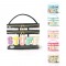 Embroidered and custom seersucker cosmetic bag, cross-border striped portable storage bag, popular travel organizer, in stock on Etsy