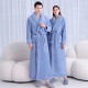 Extra-long nightgown set, autumn/winter, thickened coral fleece with pants, men's, plus-size, plush, plush, women's nightgown. Extra-long nightgown set, autumn/winter, thickened coral fleece with pants, men's, plus-size, plush, plush, women's nightgown.