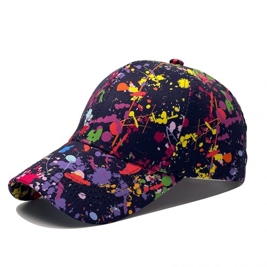 New cross-border women's colorful graffiti baseball caps for outdoor personalized sun protection and visor caps, Chinese Korean-style. New cross-border women's colorful graffiti baseball caps for outdoor personalized sun protection and visor caps, Chinese Korean-style.
