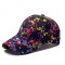 New cross-border women's colorful graffiti baseball caps for outdoor personalized sun protection and visor caps, Chinese Korean-style.