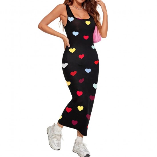 Skinny, hip-hugging, waist-hugging, slimming sleeveless dress: new fashion design, simple and elegant, slimming short dress Skinny, hip-hugging, waist-hugging, slimming sleeveless dress: new fashion design, simple and elegant, slimming short dress
