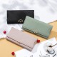 Prettyzys/Pretty's new women's long wallet, a stylish, foldable, PU, small, and fresh clutch. Prettyzys/Pretty's new women's long wallet, a stylish, foldable, PU, small, and fresh clutch.