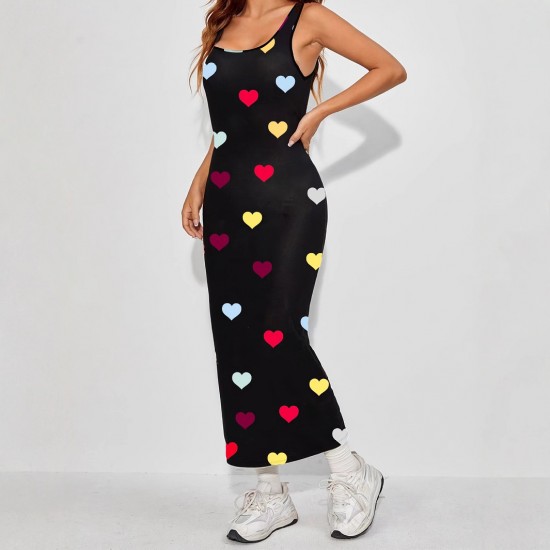 Skinny, hip-hugging, waist-hugging, slimming sleeveless dress: new fashion design, simple and elegant, slimming short dress Skinny, hip-hugging, waist-hugging, slimming sleeveless dress: new fashion design, simple and elegant, slimming short dress