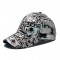 New cross-border Amazon PU letter-printed baseball cap, fashionable European and American glossy wide-brim baseball cap, factory-ready wholesale.