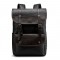 New cross-border men's backpacks, trendy retro men's business laptop backpacks, large-capacity waterproof leather travel backpacks