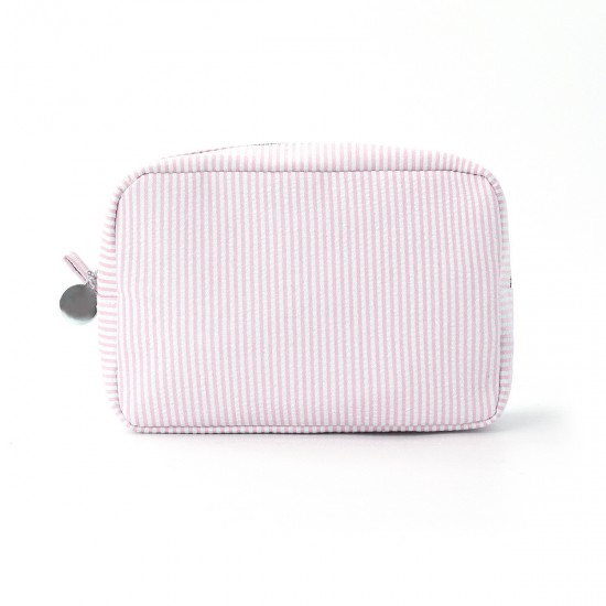 Cross-border seersucker cosmetic bag, Indian-style striped portable storage bag, Mississippi trend travel storage bag