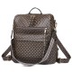 Cross-border women's casual retro large-capacity backpack, European and American retro PU backpack. Cross-border women's casual retro large-capacity backpack, European and American retro PU backpack.