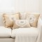 Cross-border Nordic INS towel embroidery, cute sofa and bedroom cushion with star and bow pattern.