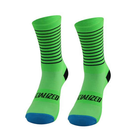 Four-season cycling socks, compression socks, cycling mid-length fitness socks, men's and women's cycling socks