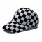 Cross-border new sports baseball cap, a stylish, unisex checkerboard peaked cap, a trendy outdoor sun protection hat.