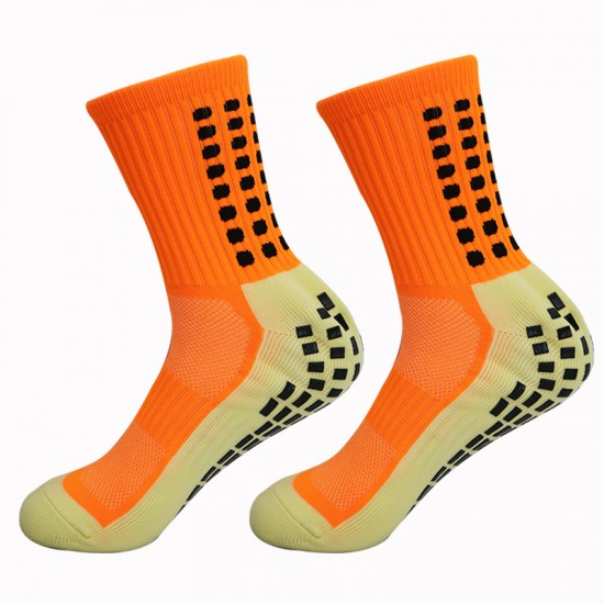 Cross-border non-slip rubberized mid-calf thickened football socks Terry socks, outdoor training, and mesh breathable. Cross-border non-slip rubberized mid-calf thickened football socks Terry socks, outdoor training, and mesh breathable.