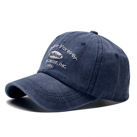 Amazon's new lettered embroidered baseball hats, fashionable retro baseball hats for men, trendy outdoor sun hats for women