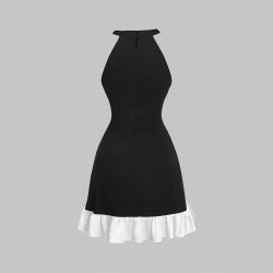 European and American cross-border 2025 new chiffon, fringe-trimmed, inner-layer, sexy, see-through T-shirt, long-sleeved base top for women
