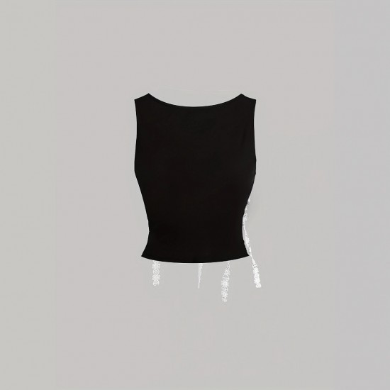 2025 Spring/Summer new women's clothing: fresh, elegant, sweet, and cute, waist-hugging, polka-dot, suspender dress