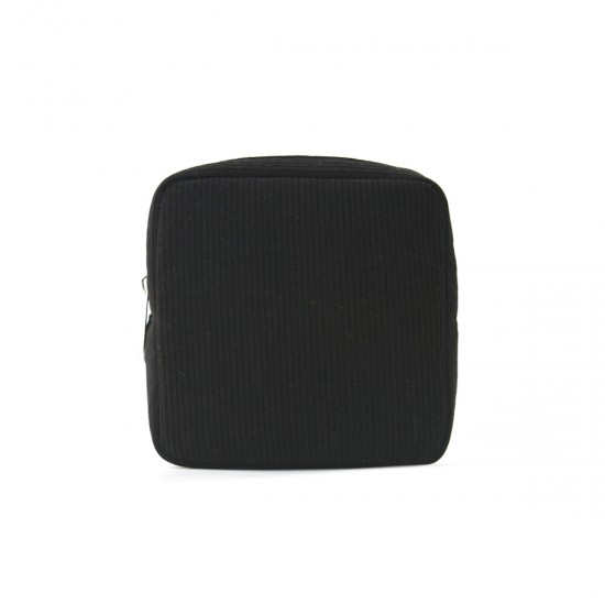 Best-selling cross-border corduroy sanitary napkin storage bag, menstrual pad and tampon portable storage bag