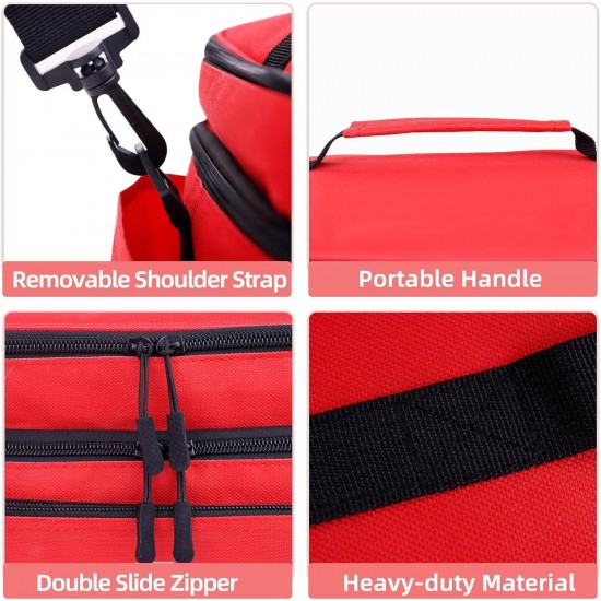 Feihong cross-border home first aid kit, large capacity, fixed medicine bottle storage bag, travel medicine storage box Feihong cross-border home first aid kit, large capacity, fixed medicine bottle storage bag, travel medicine storage box
