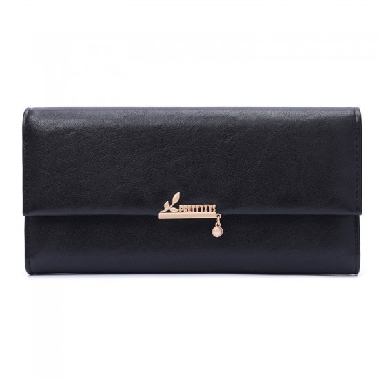 New cross-border women's wallet, long, Japanese and Korean style, fresh, solid color, PU leaf pendant, large-capacity clutch, wholesale. New cross-border women's wallet, long, Japanese and Korean style, fresh, solid color, PU leaf pendant, large-capacity clutch, wholesale.