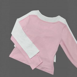 European and American cross-border women's clothing: New summer sexy, stylish, slim-fitting, navel-baring solid color long-sleeved top, T-shirt for women.