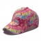 New cross-border Amazon spring and summer new Street-themed sun hats with colorful fireworks swirls, tie-dyed baseball caps for men and women.