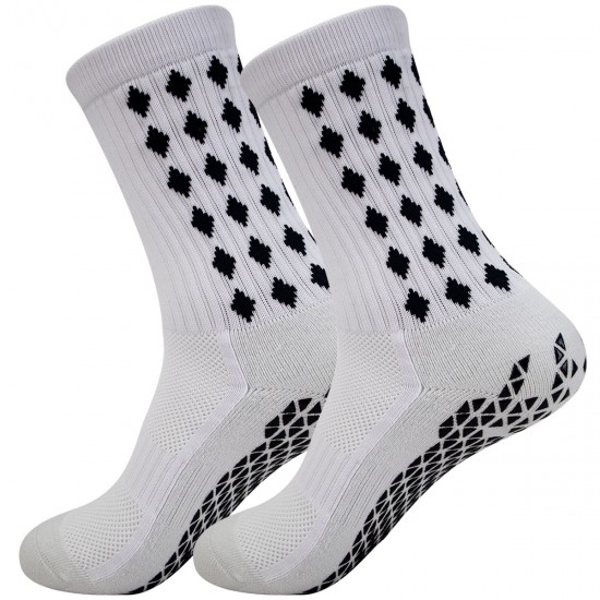 Adult adhesive-coated football socks with thickened towel soles for practical combat, sweat-wicking, breathable mid-length sports non-slip socks Adult adhesive-coated football socks with thickened towel soles for practical combat, sweat-wicking, breathable mid-length sports non-slip socks