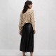 Fashionable polka-dot shirt for women, 2025 summer new European and American style, elegant commuter design, loose-fitting button-down long-sleeved top.