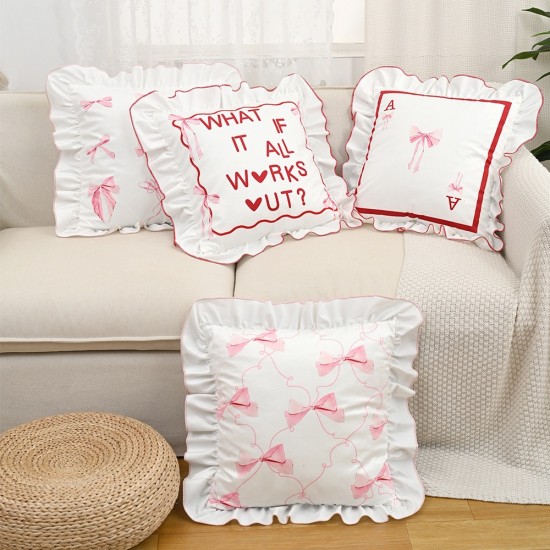 ins living room Nordic, light luxury Dutch velvet, feather lace, large sofa pillowcase, headboard back cushion. ins living room Nordic, light luxury Dutch velvet, feather lace, large sofa pillowcase, headboard back cushion.