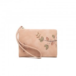 Prettyzys' new women's wallet, a short, frosted, retro, casual, PU, ​​student wallet.