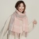 2025 New Women's High-end Faux Cashmere Versatile Neck Scarf, Autumn and Winter Warmth, Cross-border Elegant Plaid Shawl 2025 New Women's High-end Faux Cashmere Versatile Neck Scarf, Autumn and Winter Warmth, Cross-border Elegant Plaid Shawl