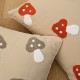 Nordic ins embroidered mushroom fabric pillows and cushions Living room sofa model room headrest and backrest pillowcases Nordic ins embroidered mushroom fabric pillows and cushions Living room sofa model room headrest and backrest pillowcases