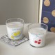 INS retro hand-painted fruit shot glass, niche refreshing glass, heat-resistant espresso cup for couples. INS retro hand-painted fruit shot glass, niche refreshing glass, heat-resistant espresso cup for couples.