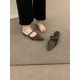 French-style silver Mary Jane high heels, retro square-toed, strappy, closed-toe block-heeled sandals. French-style silver Mary Jane high heels, retro square-toed, strappy, closed-toe block-heeled sandals.