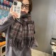New Year red plaid scarves for women, Korean-style shawls, thickened, warm winter, imitation cashmere plaid scarves, wholesale New Year red plaid scarves for women, Korean-style shawls, thickened, warm winter, imitation cashmere plaid scarves, wholesale