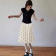 European and American summer hot-selling polka-dot midi skirt for women, cross-border trade, elegant apricot-colored slimming slit commuter skirt European and American summer hot-selling polka-dot midi skirt for women, cross-border trade, elegant apricot-colored slimming slit commuter skirt