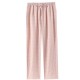 Summer pure cotton men's and women's washed cotton plaid shorts, thin cotton beach pants, outdoor wear.