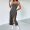 New Summer and Autumn 2025 Niche Elegant Slim Fit Long Skirt: French Hottie Retro Floral Slipper Dress