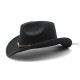 Metallic Bull Head Logo Western Cowboy Hats, Cross-Border Hot Selling Autumn and Winter Wool Jazz Hats, Men's and Women's Felt Hats Metallic Bull Head Logo Western Cowboy Hats, Cross-Border Hot Selling Autumn and Winter Wool Jazz Hats, Men's and Women's Felt Hats
