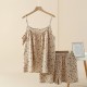 Couple's flannel pajamas, thickened, warm, long-sleeved, plush, loose-fitting autumn and winter men's and women's loungewear, two-piece set