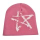 Cross-border New Five-pointed Star Hat, Fall/Winter Korean Fashion, Versatile Beanie, Fall/Winter Cold Protection and Warm Knitted Hat Trend