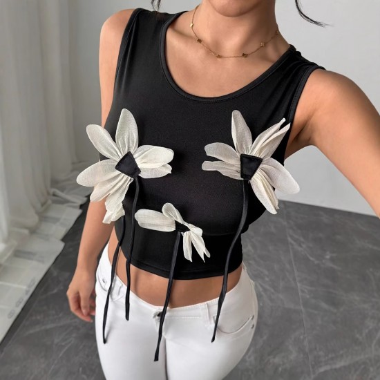 European and American cross-border printed sleeveless skirt, 2025 summer new casual, fashionable, busty, strappy dress