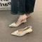 Women's summer flip-flops, 2025 new style, flat-soled, soft-soled white slip-on sandals for pregnant women to wear as outdoor wear