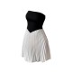 French bow evening gown for women, summer European and American style, sexy, socialite backless tube top dress